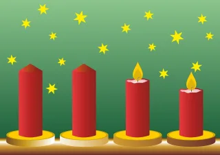 Advent Second advent Advent season Stickdatei
