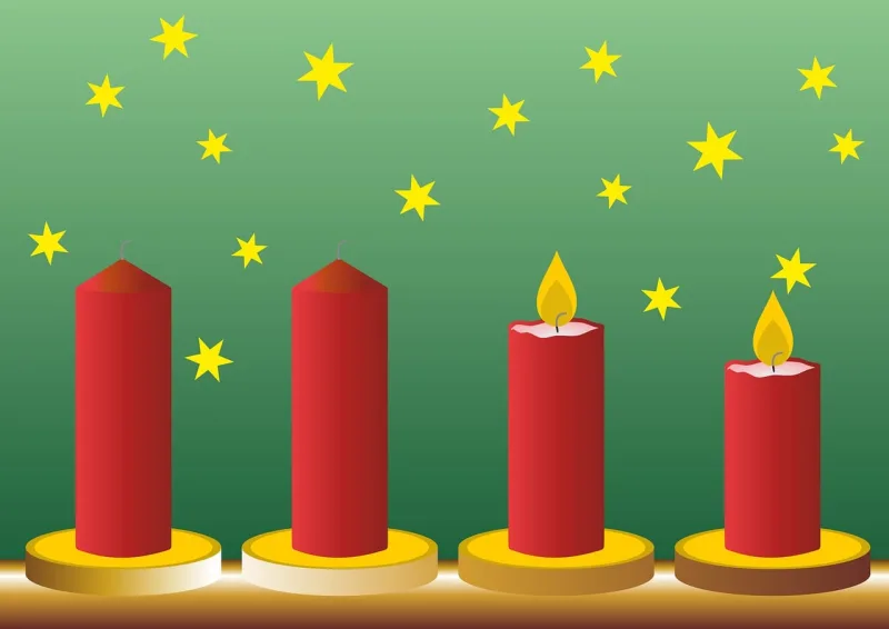 Advent Second advent Advent season Stickdatei – Weihnachten