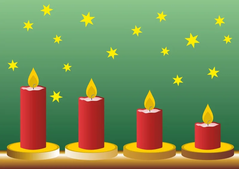 Advent Fourth advent Advent season Stickdatei – Weihnachten
