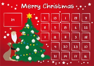 Advent calendar Advent Calendar Stickdatei