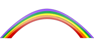 Rainbow Colorful Beautiful Stickdatei