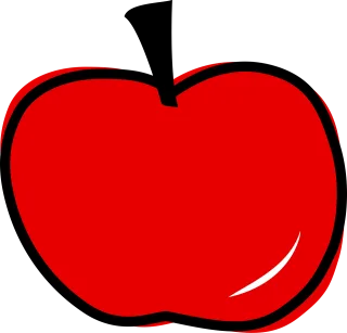 Apple Red Fruit Stickdatei
