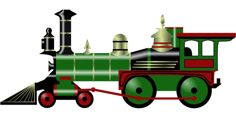 Steam Engine Train Stickdatei – Kinder