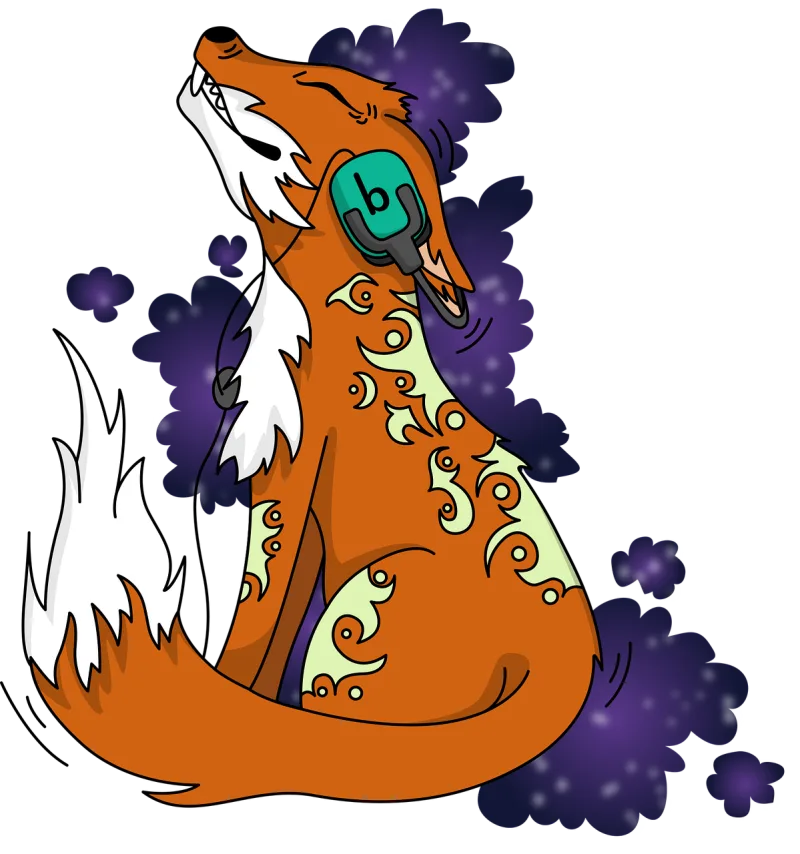Fox Comic Music Stickdatei – Tiere