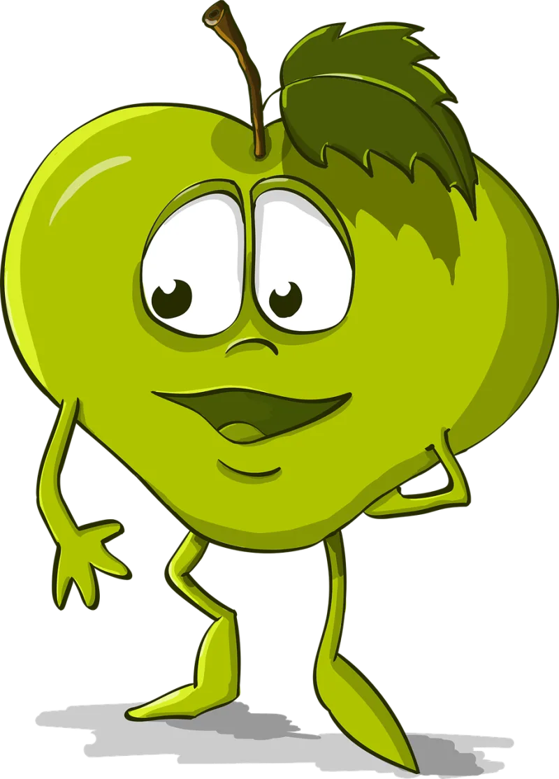 Apple Funny Kindness Stickdatei – Essen & Trinken