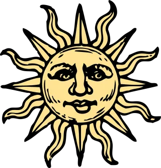 Sun Summer Solstice Stickdatei