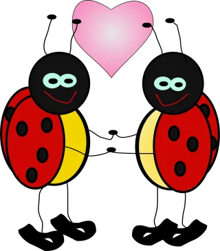 Ladybugs Insect Lady Stickdatei