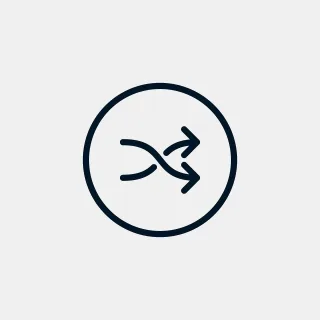 Shuffle Icon Player Stickdatei