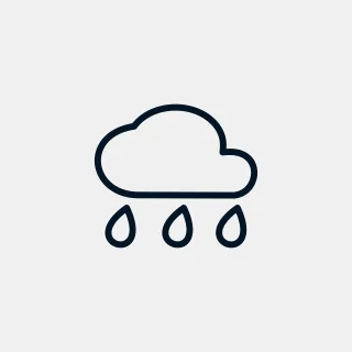 Cloud Rain Icon Stickdatei – Natur