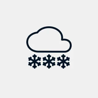 Cloud Snow Snowflake Stickdatei