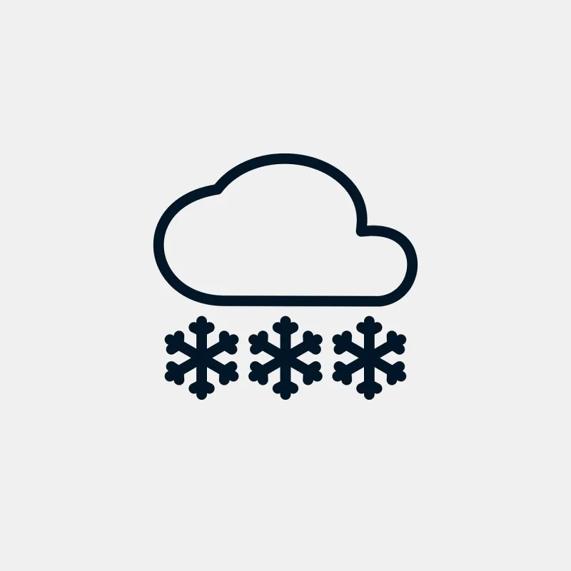 Cloud Snow Snowflake Stickdatei – Weihnachten