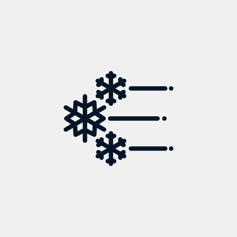 Snowflake Snow Wind Stickdatei – Weihnachten
