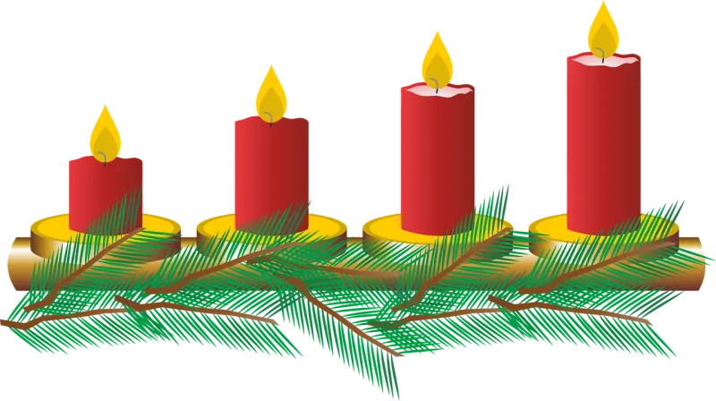 Advent Fourth advent Advent season Stickdatei – Weihnachten