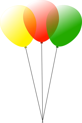 Balloons Party Fun Stickdatei