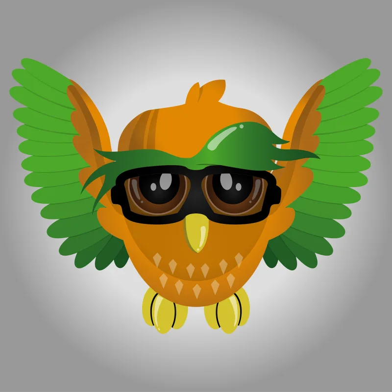 Owl Animal Bird Stickdatei – Tiere