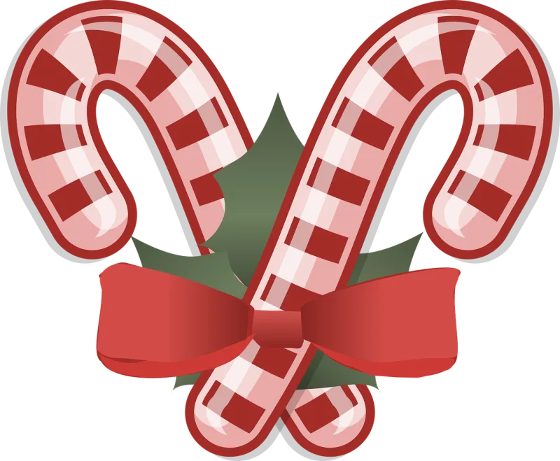 Christmas Candy cane Candy Stickdatei – Weihnachten