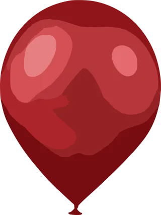Balloon Red Air Stickdatei