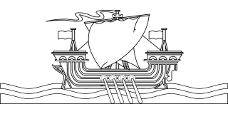 Vikings Ship Sailing ship Stickdatei