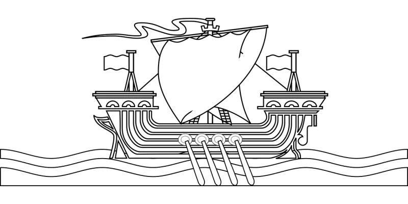 Vikings Ship Sailing ship Stickdatei – Fahrzeuge