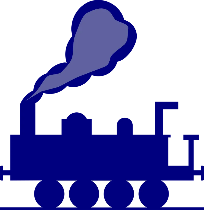 Train Locomotive Transportation Stickdatei – Kinder