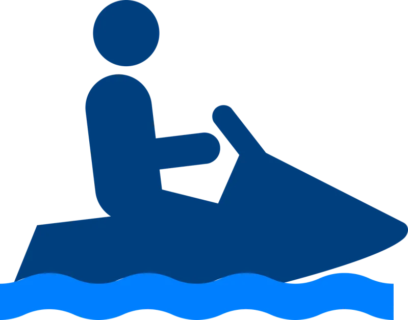 Jetski Water Water sports Stickdatei – Sport
