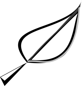 Leaf Nature Black Stickdatei