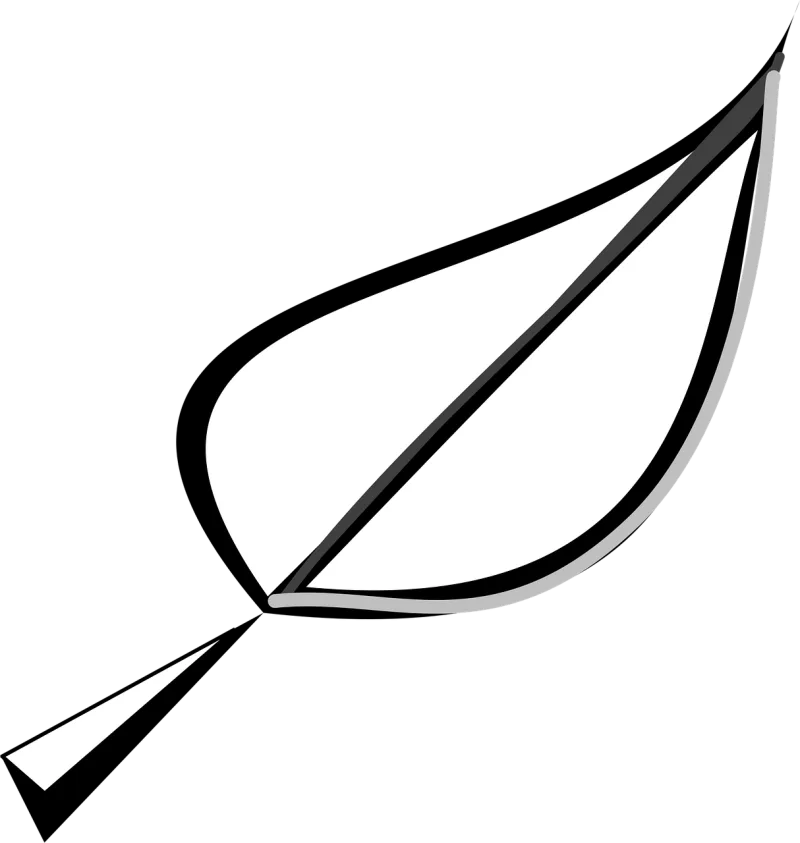 Leaf Nature Black Stickdatei – Natur