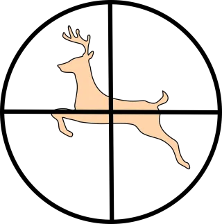 Crosshair Hunting Deer Stickdatei