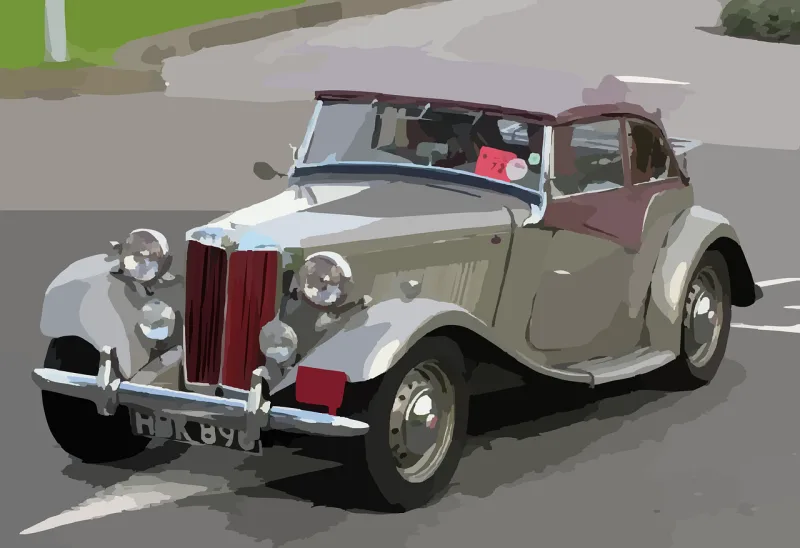 Car Vintage car Oldtimer Stickdatei – Fahrzeuge