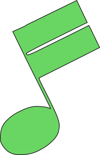 Music Note Sound Stickdatei – Musik