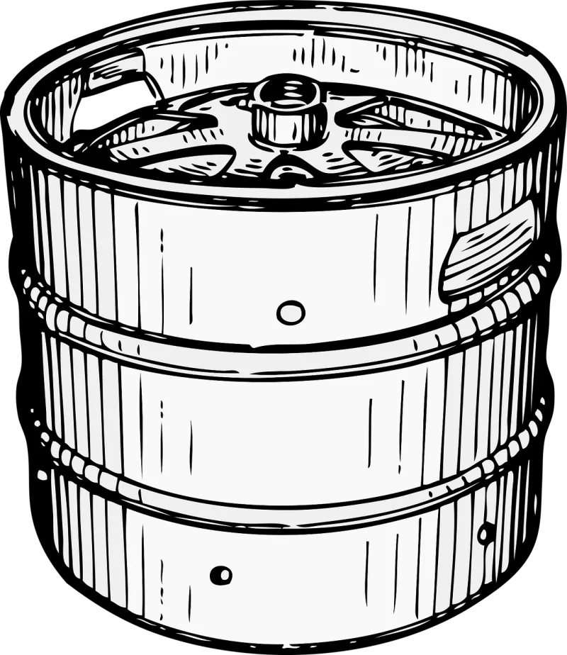 Container Keg Barrel Stickdatei – Musik
