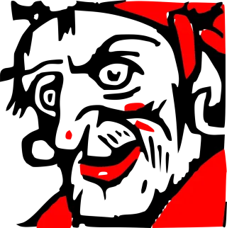 Witch Sorcerer Face Stickdatei