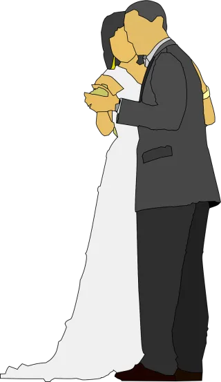 Wedding Marriage Couple Stickdatei