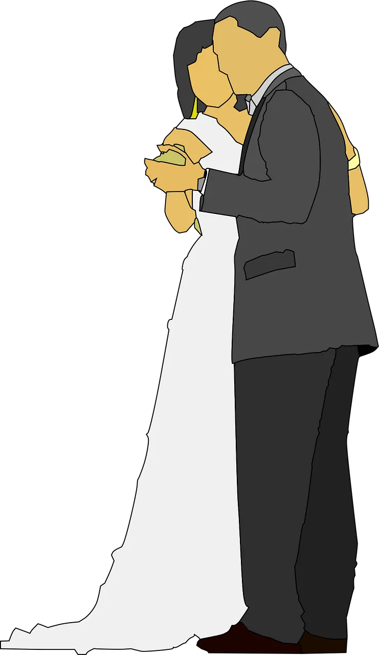 Wedding Marriage Couple Stickdatei – Herzen & Liebe