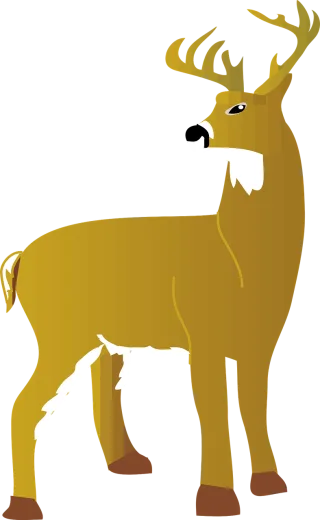Stag Deer Animal Stickdatei