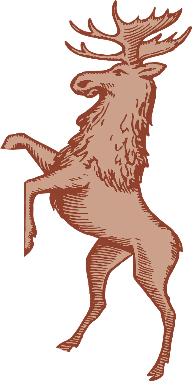 Moose Nature Stag Stickdatei – Tiere