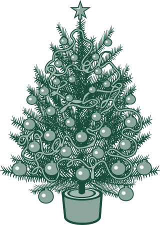 Christmas tree X-mas Christmas Stickdatei