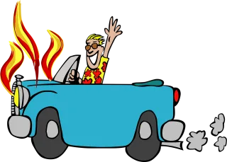 Car Auto Crash Stickdatei – Fahrzeuge