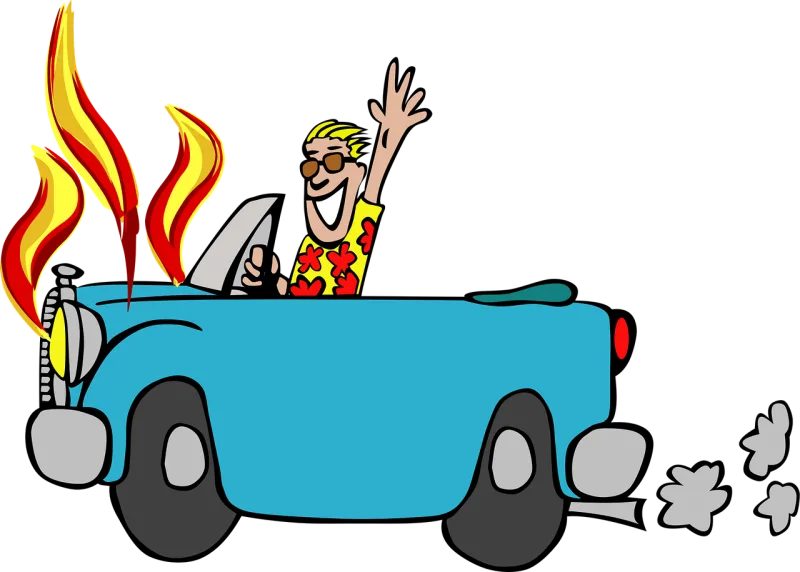 Car Auto Crash Stickdatei – Fahrzeuge