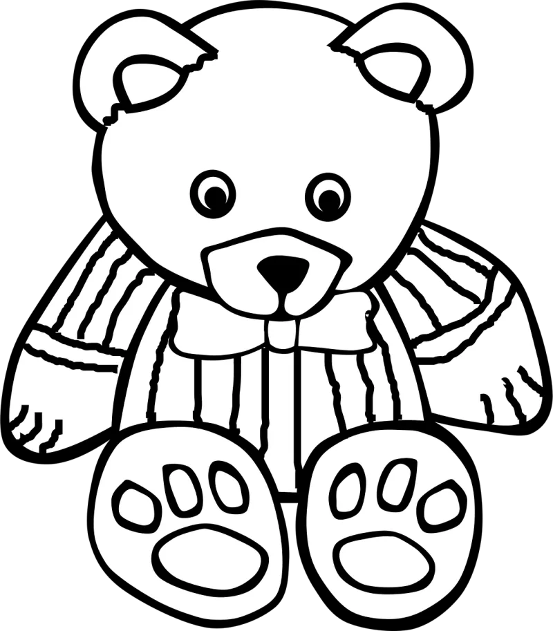 Teddy bear Teddy Bear Stickdatei – Kinder