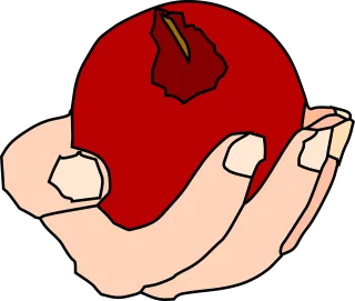 Apple Red Nature Stickdatei