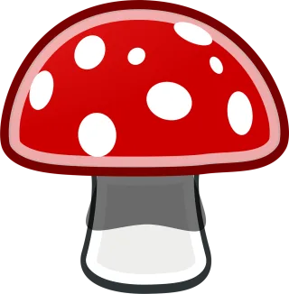 Fly agaric Mushroom Red Stickdatei