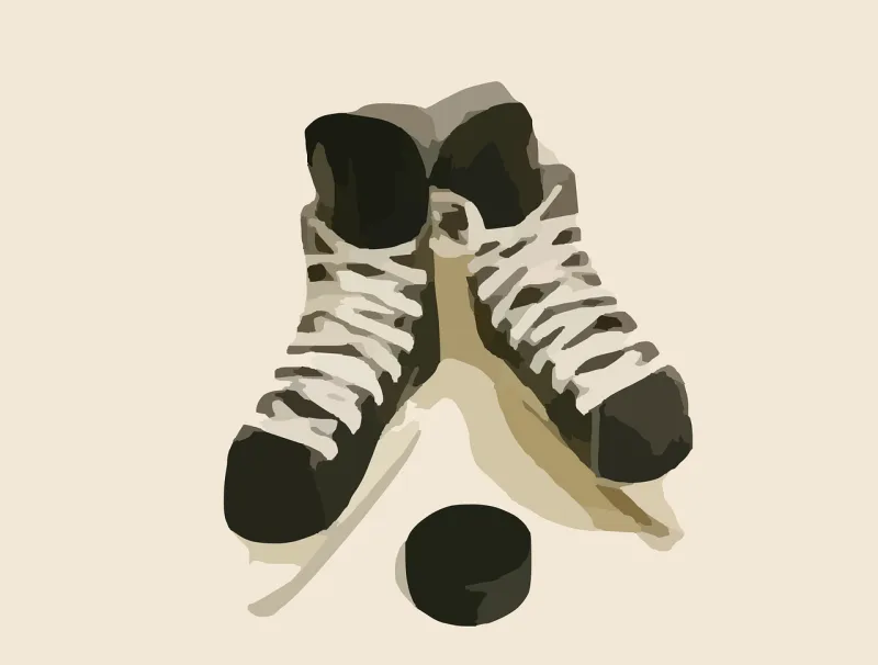 Ice skating Sport Skate Stickdatei – Kinder