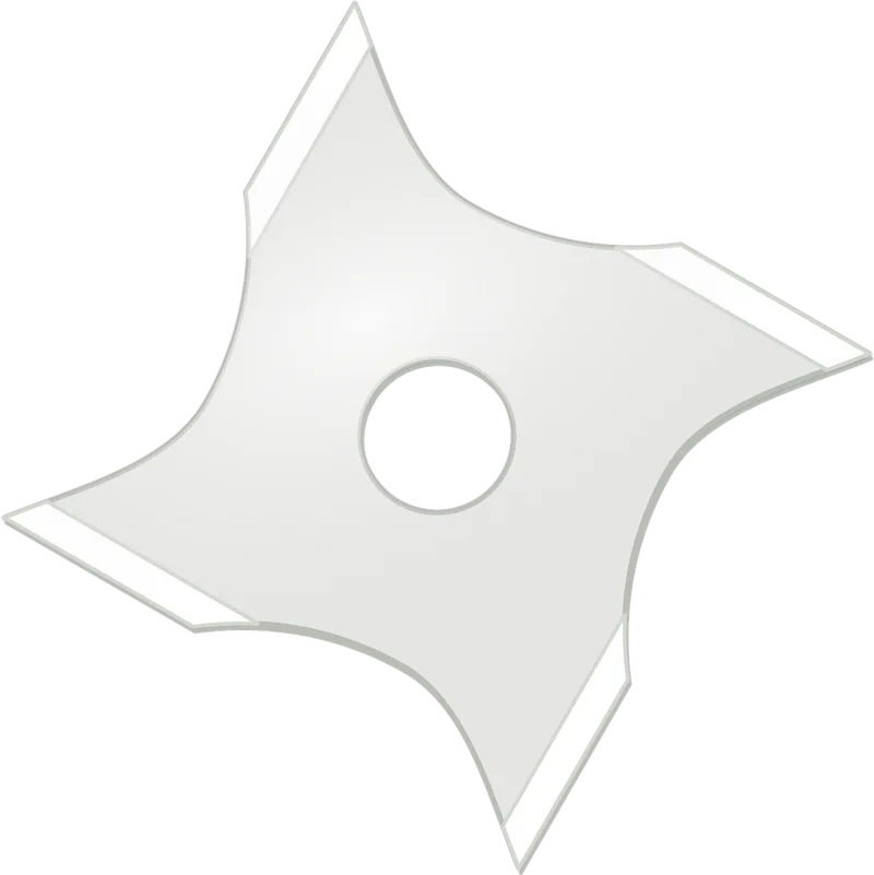 Ninja star Shuriken Weapon Stickdatei – Weihnachten