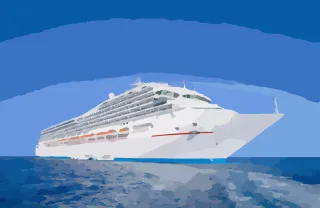 Cruise ship Ship Cruise Stickdatei