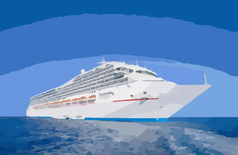 Cruise ship Ship Cruise Stickdatei – Fahrzeuge
