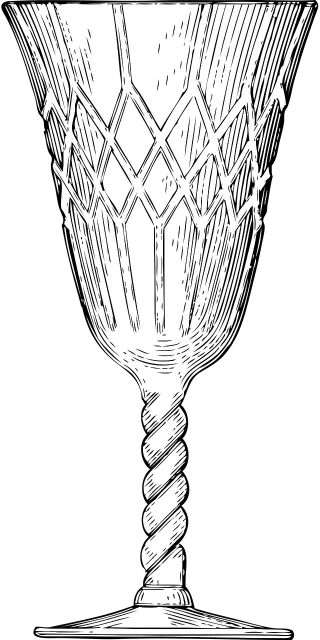 Glass Crystal Goblet Stickdatei