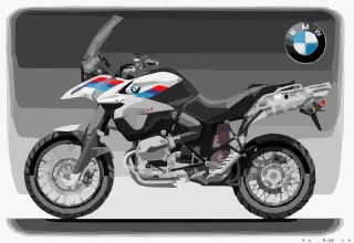 Motorbike Moto Bmw Stickdatei