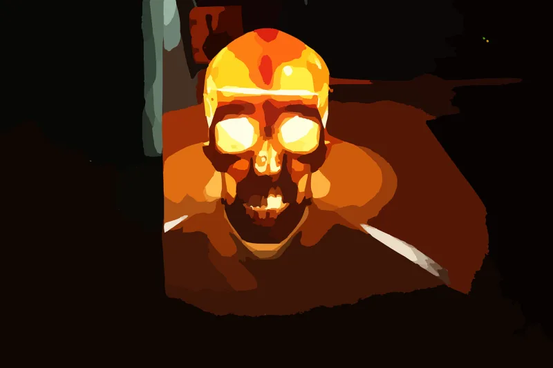 Skull Illuminated Pirate Stickdatei – Kinder