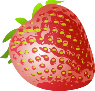 Strawberry Red Food Stickdatei